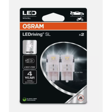 LED Headlamp T20 W21 / 5W Osram (pair) 4 Years Warranty
